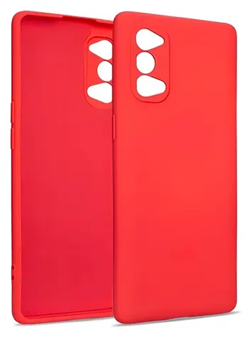 Beline Silicone Case Oppo Reno4 Pro 5G červená / Pouzdro / Silikonové / Bezdrátové nabíjení