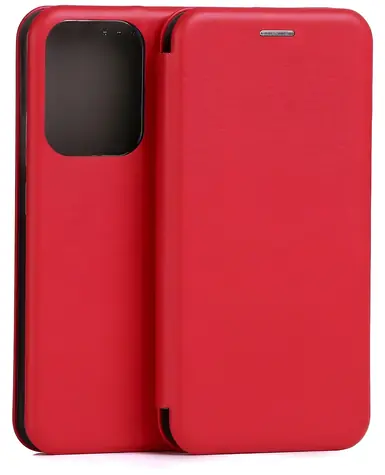 Beline Book Magnetic Oppo Reno 14F červená / Pouzdro typu kniha / Magnetické zavírání / Přihrádka na kartu