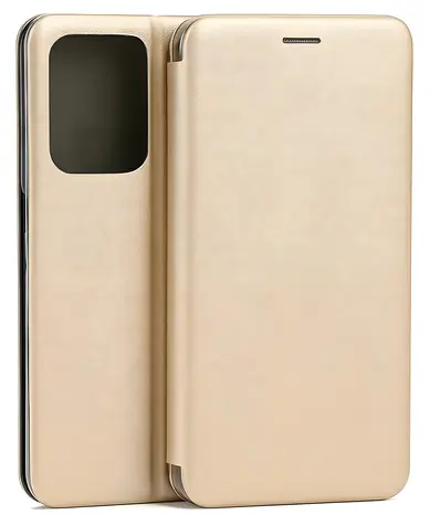 Beline Book Magnetic zlatá / Pouzdro typu kniha / pro Xiaomi Redmi A5 / Magnetické zavírání