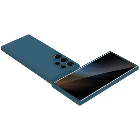 Beline Silicone kryt pro Samsung Galaxy S23 Ultra modrá / Kryt / Hardcase / Silikon / Bezdrátové nabíjení