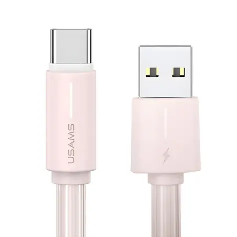 USAMS SJ734 YU Series (US-SJ734) černá / Nabíjecí a datový kabel / USB-C/USB-C / 1 m