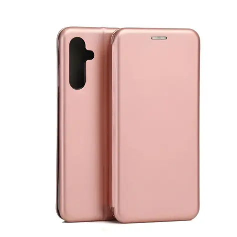 Beline Book Magnetic růžovozlatá / Flipové pouzdro / Samsung Galaxy A15 5G A156B / Magnetické zavírání
