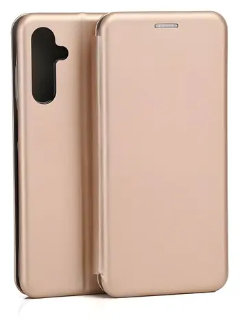 Beline Book Magnetic pouzdro pro Samsung Galaxy A15 A156 zlatá / Pouzdro / Flip / Magnetické zavírání
