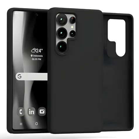 Mercury Silicone Case Galaxy S25 Ultra černá / Kryt / Silikonový