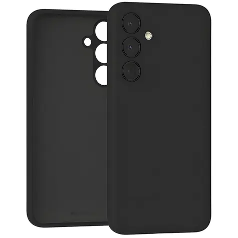Mercury Silicone Case pro Samsung A05s (A057) černá / Pouzdro / silikonové / bezdrátové nabíjení