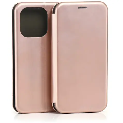 Beline Book Magnetic růžové zlato / Pouzdro pro Realme 16 Pro / Flipové / Magnetické zavírání