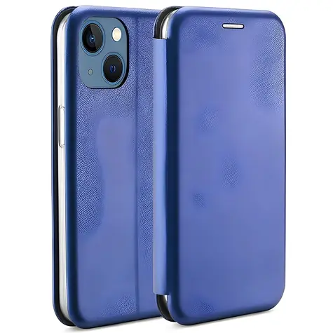 Beline Book Magnetic iPhone 14 Plus modrá / Pouzdro / Typu kniha / Magnetické / S přihrádkou na kartu