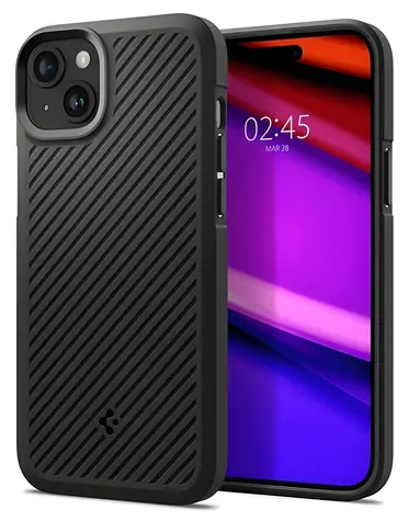 Spigen Core Armor matná černá / Ochranný kryt / Apple iPhone 15 Plus, 14 Plus / TPU
