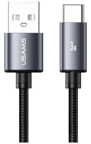 USAMS U91 Tarnish / Datový kabel / USB-C - USB-A / 1m / 18W