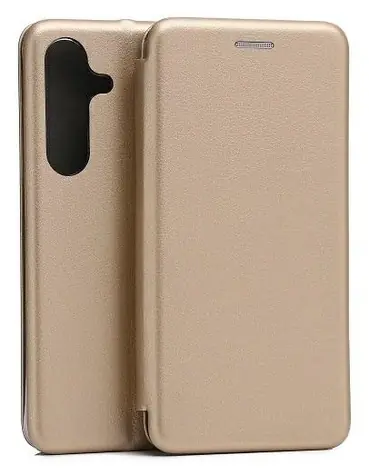 Beline Book Magnetic Case pro Samsung Galaxy S24 zlatá / Pouzdro / Flipové / Peněženka / Magnetické zavírání