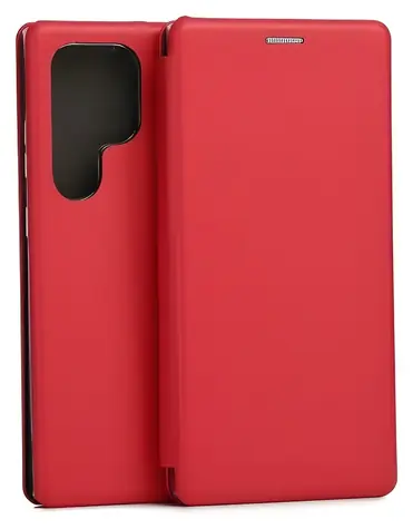 Beline Magnetic Book Case pro Samsung Galaxy S24 Ultra červená / Pouzdro / Flip / Magnetické / Peněženkové