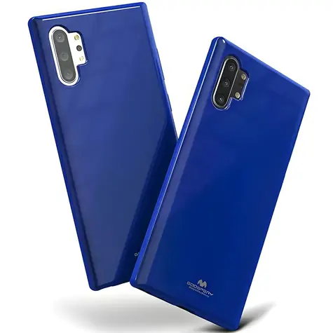 Mercury Jelly Case tmavě modrá / Kryt / Apple iPhone 13 Pro/13 / Zvýšené okraje displeje