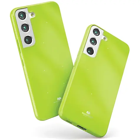 Mercury Jelly Case iPhone 14 Pro Max limetková / Kryt / Gelový / Zvýšené okraje displeje