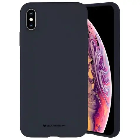 Mercury Silicone Samsung Galaxy Note20 N980 tmavě modrá / Pouzdro / Silikon / Podpora bezdrátového nabíjení