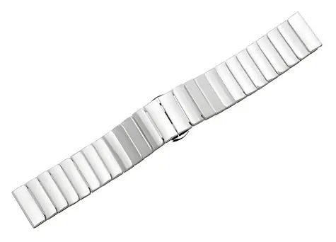 Beline pásek 20mm bílá / Řemínek pro chytré hodinky / šířka 20 mm / nerezová ocel