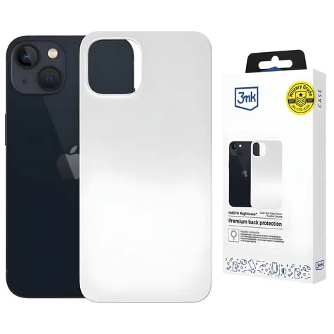3mk Hardy MagSilicone iPhone 14 Plus bílá / Zadní kryt / MagSafe / Silikon