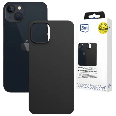 3mk Hardy MagSilicone Case iPhone 14 Plus Graphite / Kryt / Silikonový / MagSafe