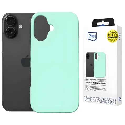 3mk Hardy MagSilicone Apple iPhone 16 Plus Sea Blue / Zadní kryt / MagSafe