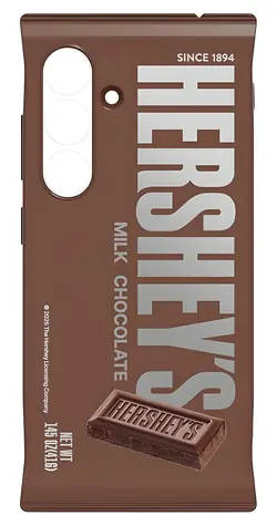 Samsung Hershey's Milk Chocolate Snack Galaxy S25 hnědá / Kryt / Tvrzený plast / Ochrana proti pádu