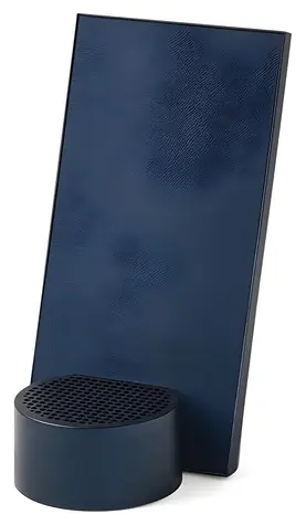 Lexon City Energy Pro tmavě modrá / Bezdrátová nabíječka s reproduktorem / 10W / Bluetooth 5.0 / USB-C