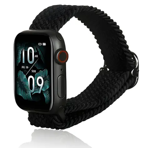 Beline Textile řemínek pro Apple Watch černá / Řemínek / Textilní / Nastavitelný / 38/40/41 mm