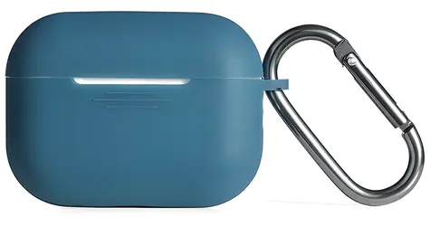 Beline Silicone Cover AirPods Pro 2 modrá / Pouzdro pro sluchátka / silikolové / karabina