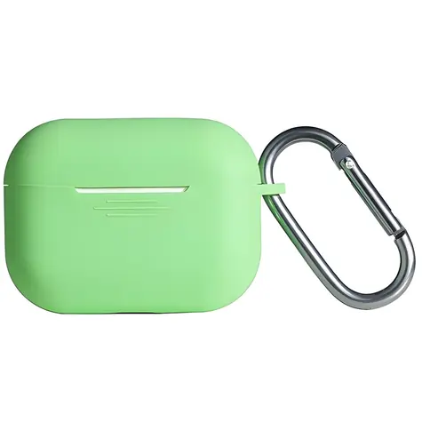 Beline Silicone Cover AirPods Pro 2 zelená / Pouzdro / Silikonové / S karabinou
