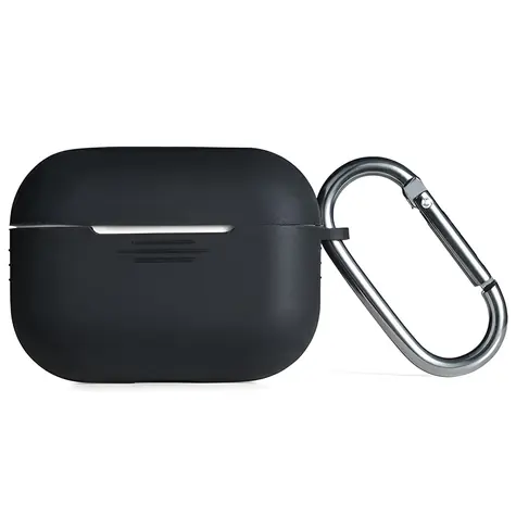Beline Silicone černá / Pouzdro / pro Apple AirPods Pro / silikonové / s karabinkou
