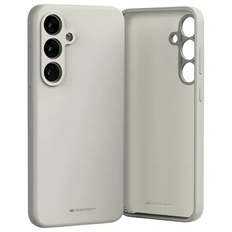 Mercury Silicone pouzdro pro Samsung Galaxy S24 FE (S721) kamenná / Pouzdro na mobil / Silikonové