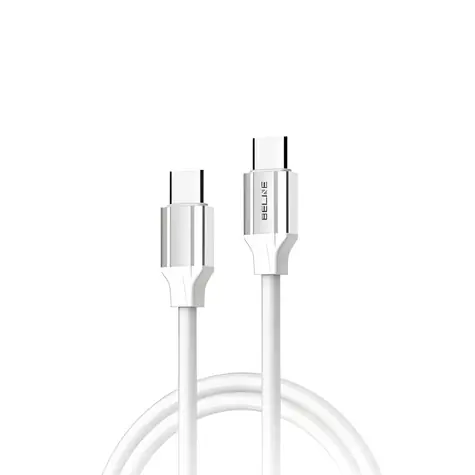 Beline BLNCWC03 bílá / Kabel USB-C - USB-C / 65W / 1 m
