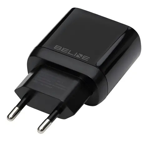 Beline GaN 25W černá / Síťová nabíječka / 1x USB-C / PD 3.0 / kabel USB-C 1m