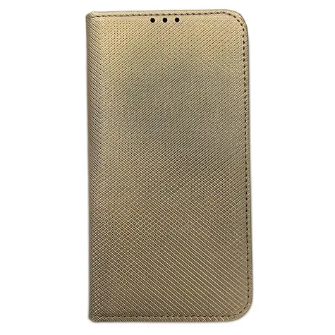 Smart Magnet Book pro Apple iPhone 14 zlatá / Pouzdro / Typu kniha / Magnetické