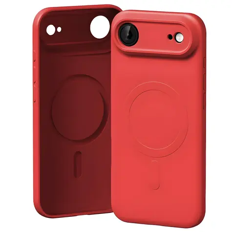 Mercury Semi-Silicone MagSafe iPhone Air červená / Pouzdro / Silikon / MagSafe