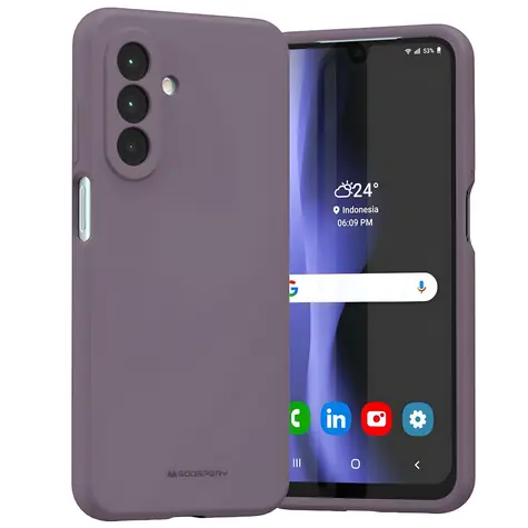 Mercury Silicone Case fialová / Kryt / Samsung Galaxy A26 / Silikon