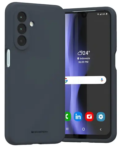 Mercury Silicone Case námořnická modrá / Kryt / Samsung Galaxy A26