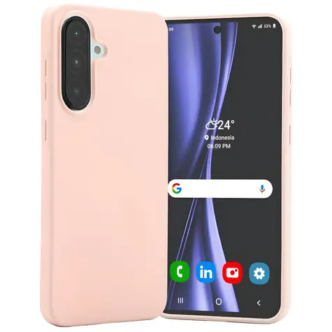 Mercury Soft Case pro Samsung Galaxy A36 pískově růžová / Pouzdro / TPU / Matný povrch