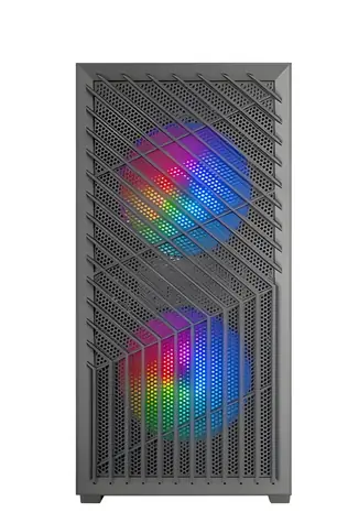 Tacens MARS MC-VORTEX černá / Počítačová skříň / mATX / Mini-ITX / 3x 120mm ARGB / PWM
