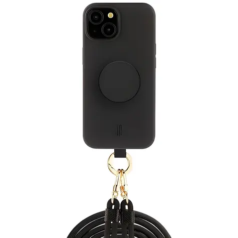 Just Elegance PopGrip 3in1 Case černá / Kryt / Apple iPhone 15