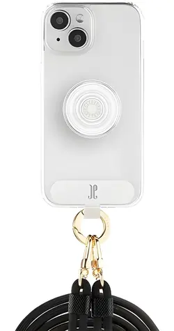 Just Elegance PopGrip Apple iPhone 15 čirá / Pouzdro / PopGrip / Poutko / PC/TPU