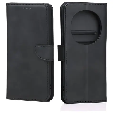 Marv Wallet Case pro Honor Magic7 Pro černá / Peněženkové pouzdro / Eko kůže / Magnetické zapínání