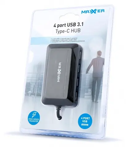 USB-C Hub 4x USB-A 3.1 / USB hub / 4x USB-A / USB 3.1 Gen 1