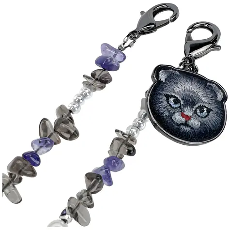 Nimmy Magnetic Fashion Kočička černá / Přívěsek na tašku / Magnetický / 38,5 cm