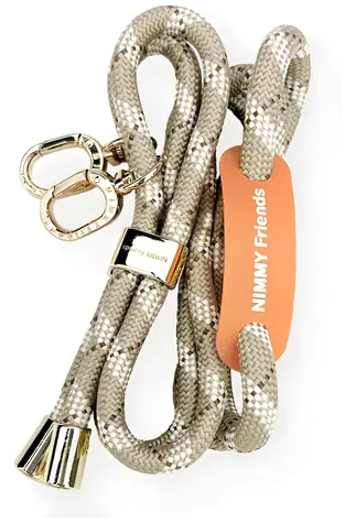 Nimmy Cool&Cute 2.0 hnědá / Crossbody a poutko na ruku / úchyt na pouzdro / crossbody 118 cm / poutko 38 cm