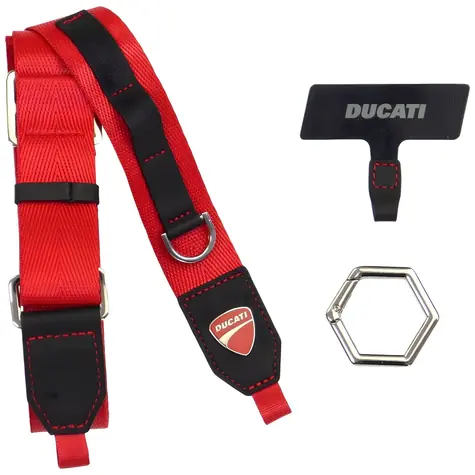 Ducati Lanyards červená / Šňůrka na telefon / univerzální