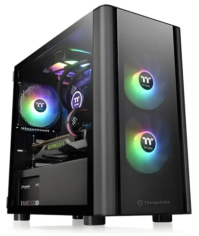 THERMALTAKE V150 Tempered Glass / Skříň PC / Midi-Tower / ATX / temperované sklo