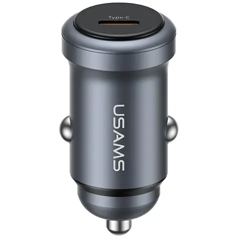 USAMS CC321 Tarnish / Autonabíječka / USB-C / PD 30W / Hliníkové tělo