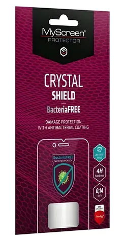 MyScreen Crystal Shield BacteriaFree pro Motorola Moto G35 5G / Ochranná fólie / Antibakteriální