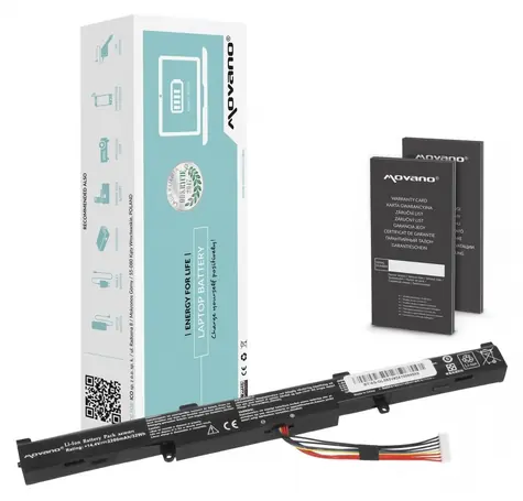 Baterie A41N1611 pro Asus ROG GL553, GL553VW, GL553VD, GL553VE, GL753V / Baterie pro notebook / 2200 mAh / 32 Wh