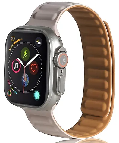 Beline Magnetic khaki / Řemínek pro Apple Watch / 38/40/41mm / magnetický