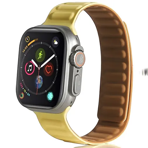 Beline Magnetic žlutá / Pásek pro Apple Watch / 38/40/41mm / magnetický